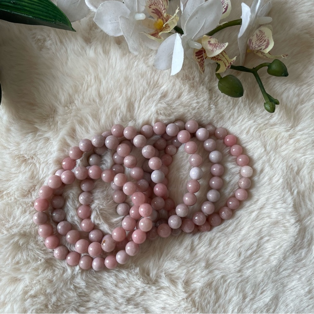 Pink Opal Stretch Bracelet